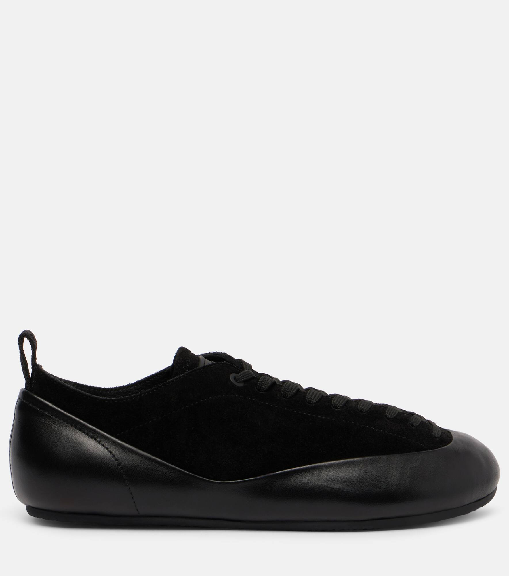 Arcadia suede and leather sneakers - 4