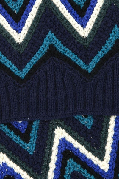 Missoni zig-zag embroidered scarf outlook
