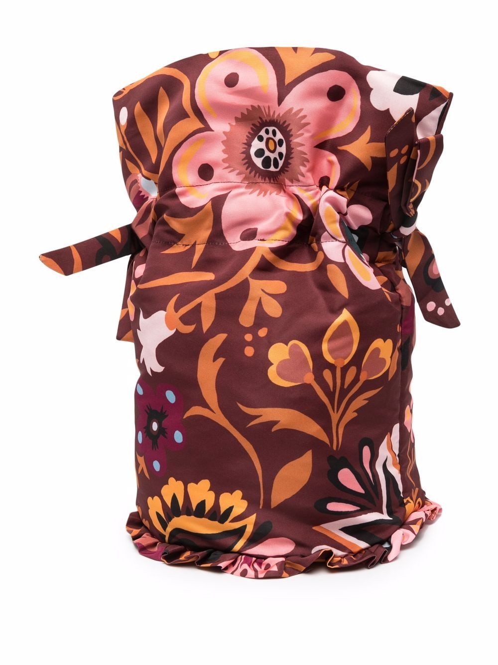 floral-print pouch bag - 3
