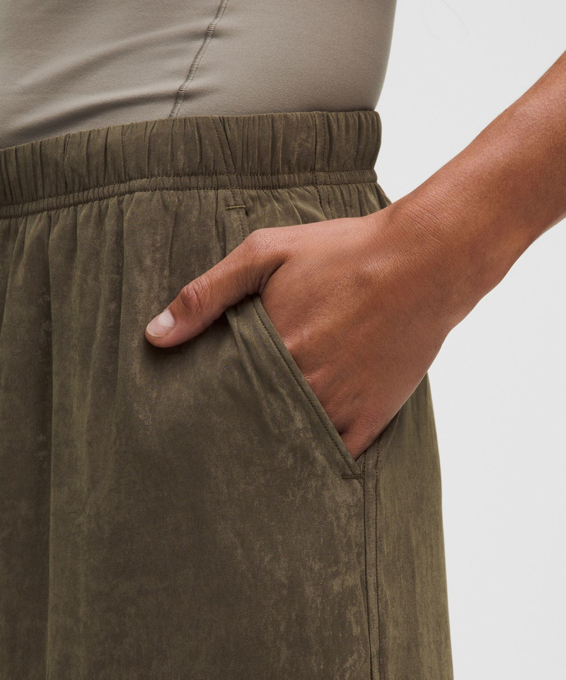 Matte Satin Relaxed-Fit Mid-Rise Cargo Pant 5