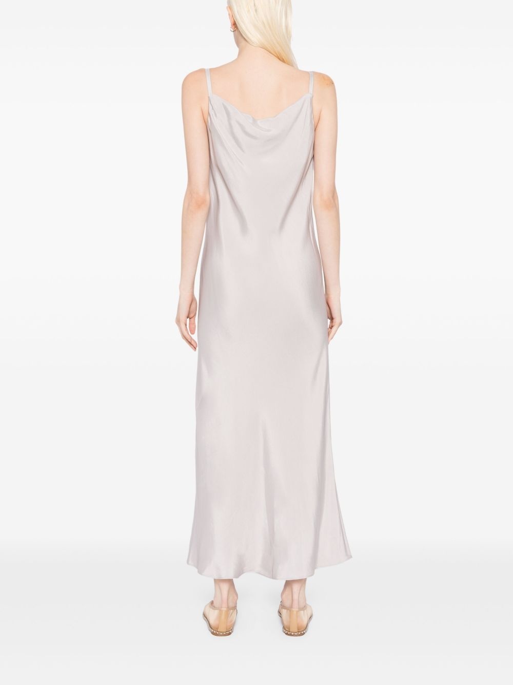 Drapery Neckline Slip dress - 4