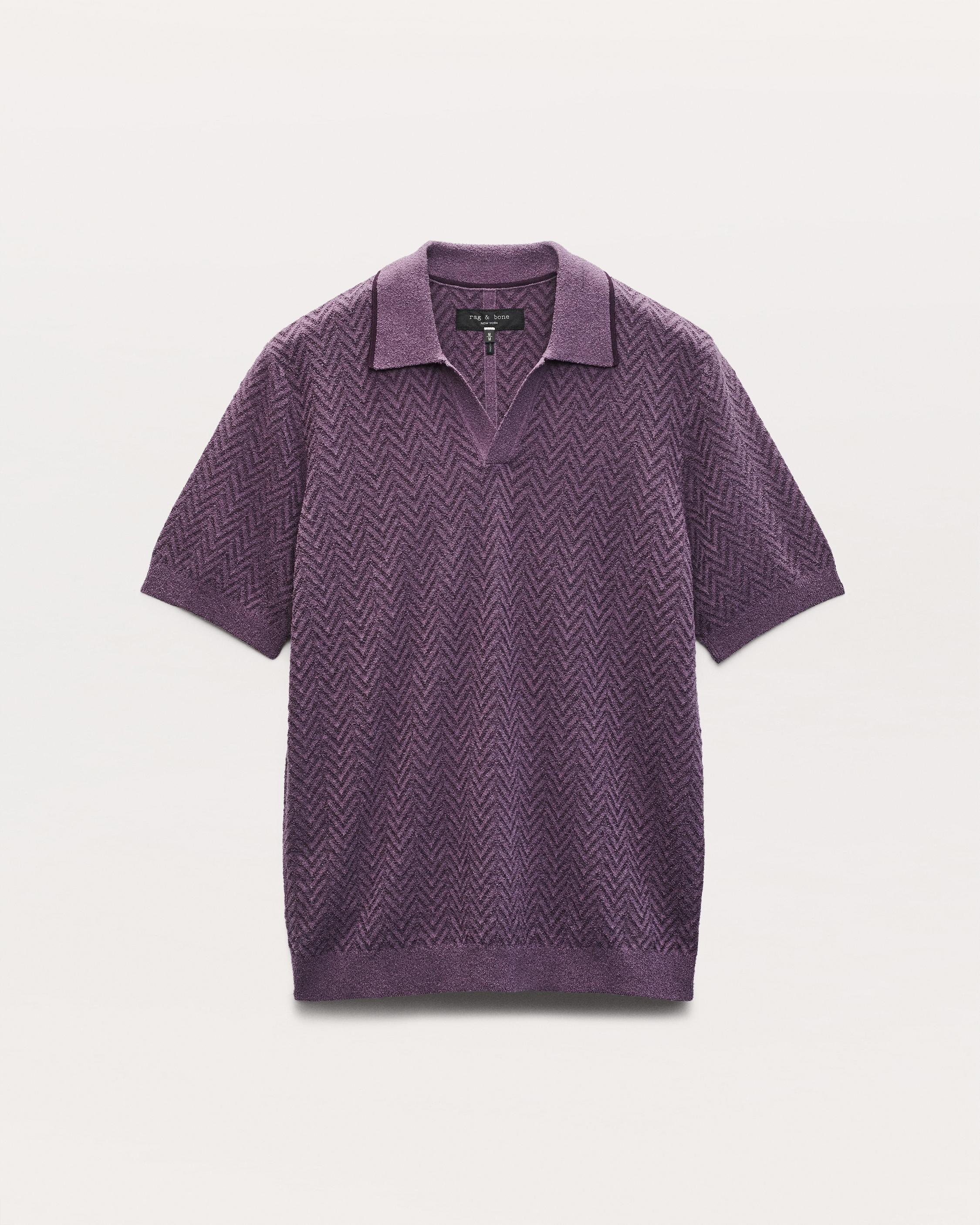 Zuma Herringbone Knit Polo Shirt
Terry Toweling - 2