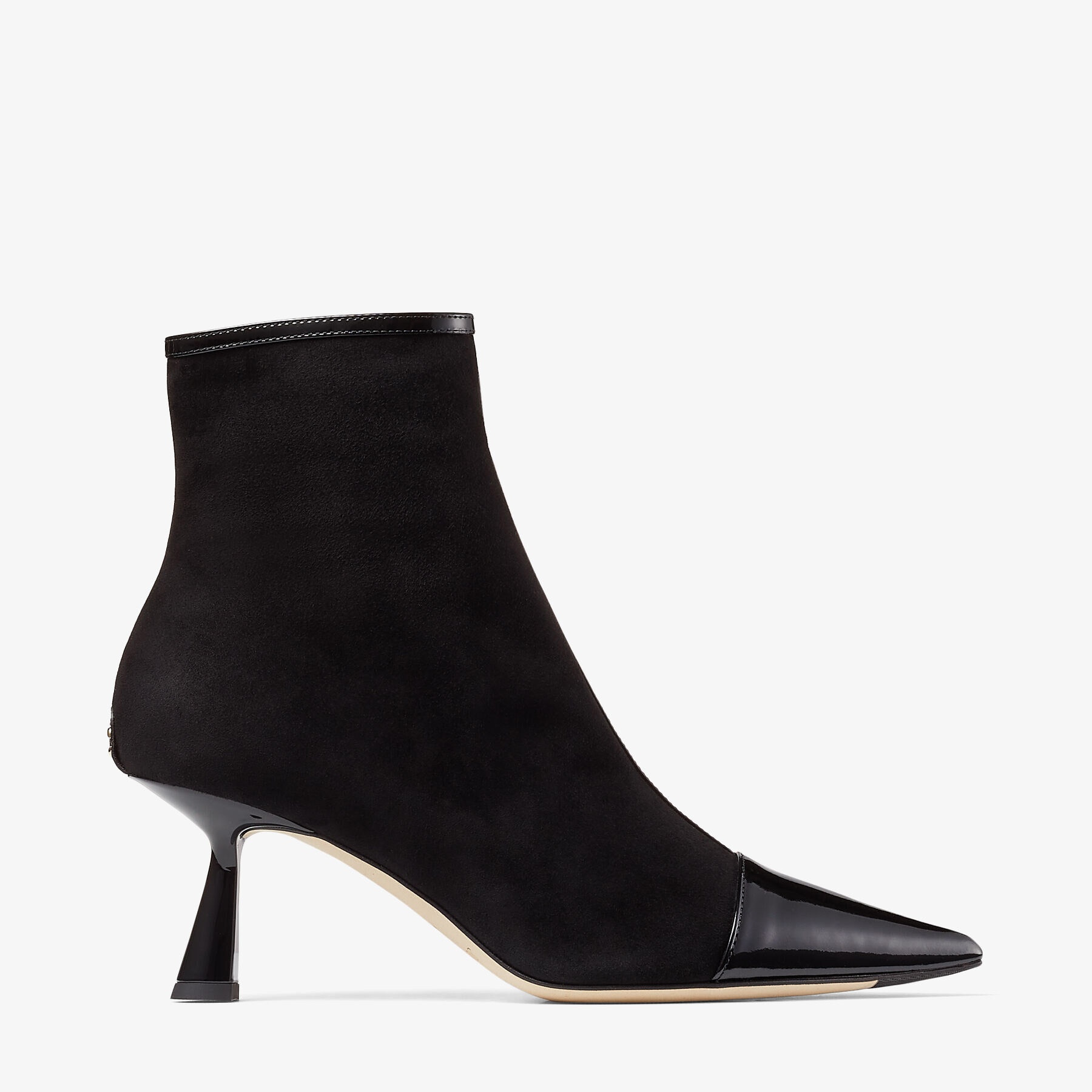 Kix/z 65
Black Patent and Suede Ankle Boots - 1