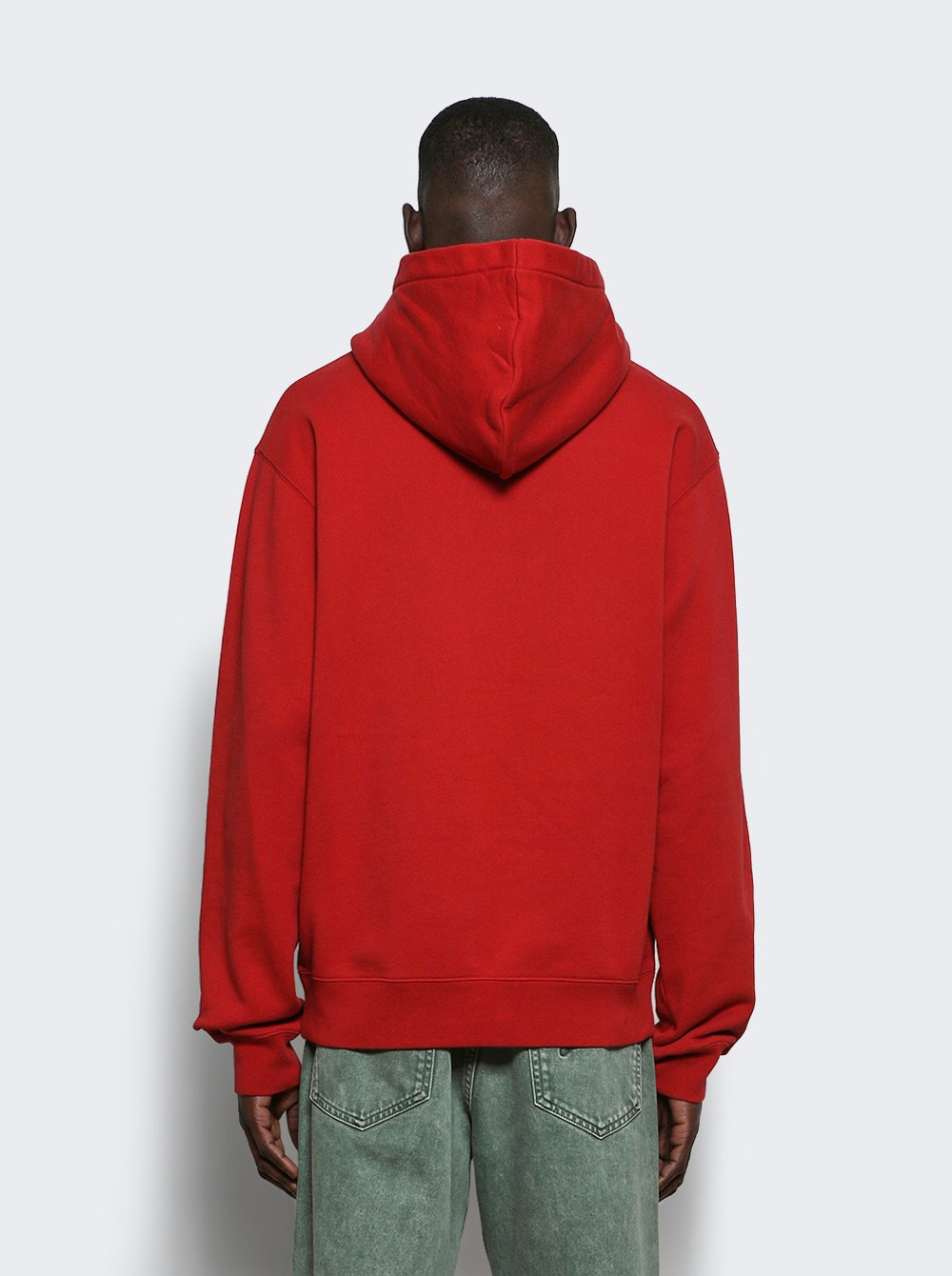 Le Hoodie Gros Grain Dark Red - 4