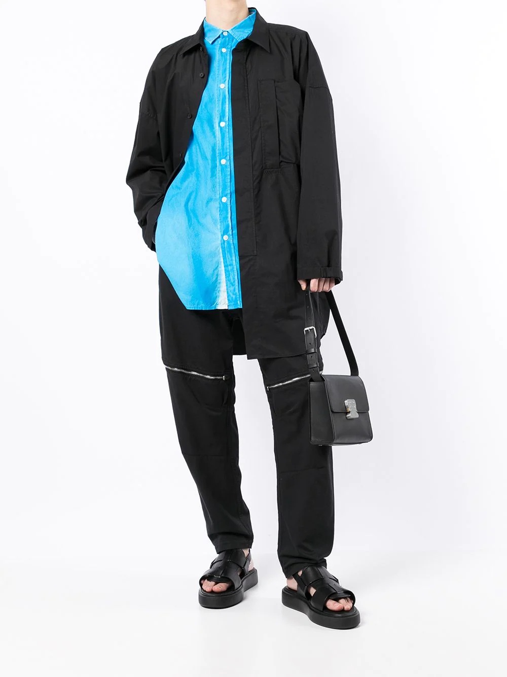 oversize long shirt - 2