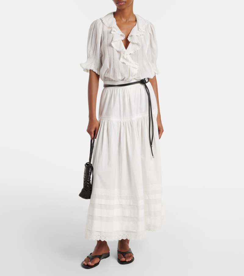 DÔEN Henri cotton voile top outlook