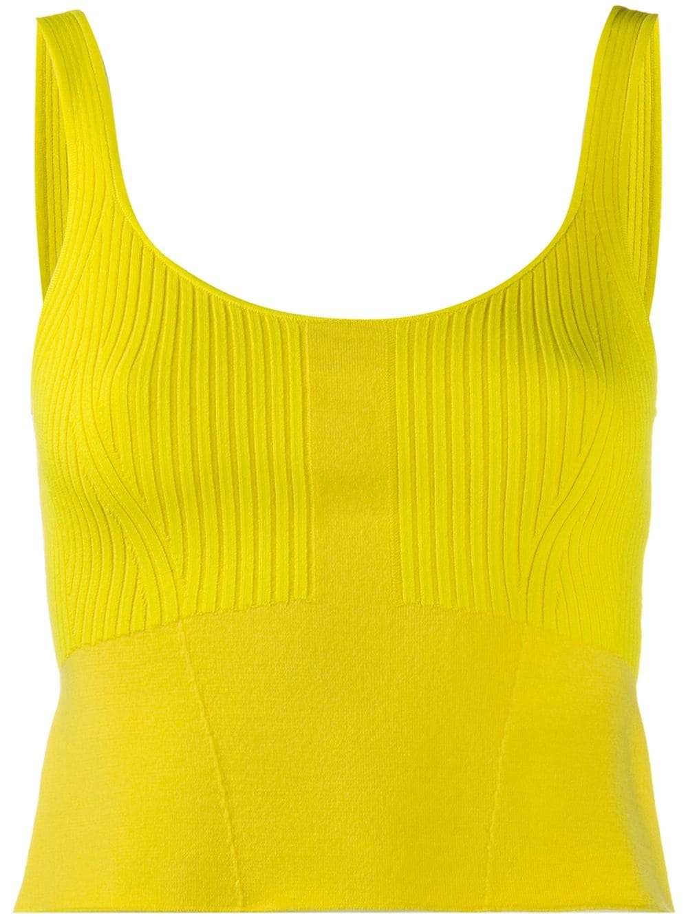 knitted sleeveless tank top - 1