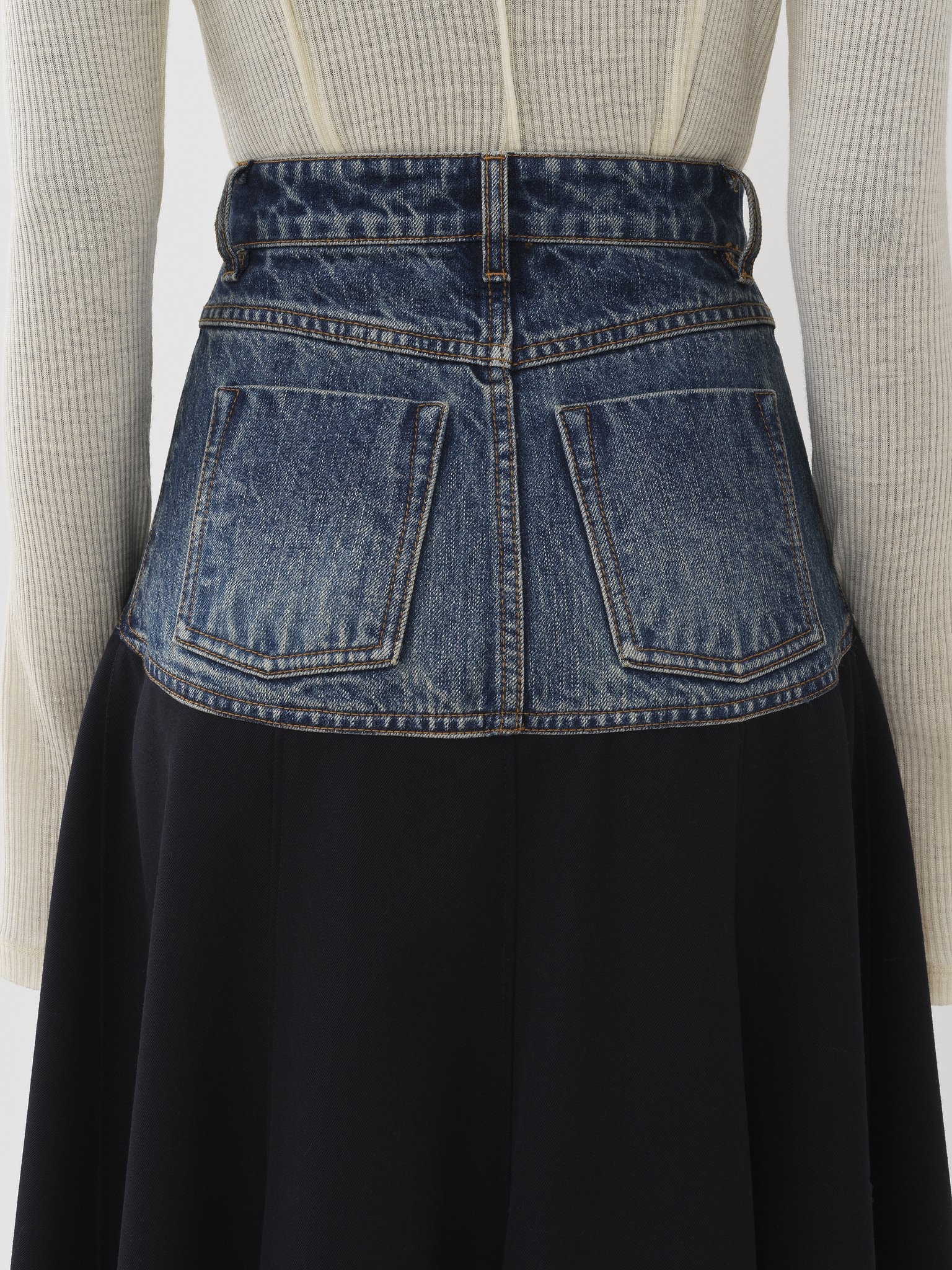 FLARED MID-LENGTH SKIRT - 7