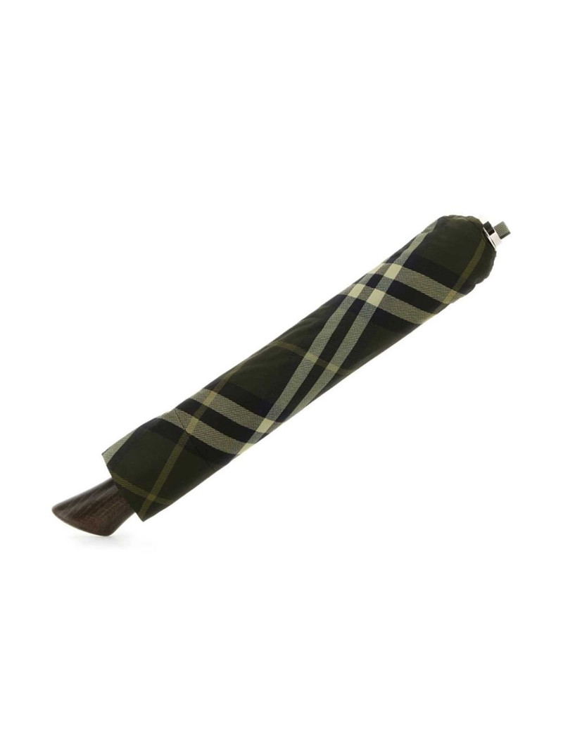 Burberry check-printed umbrella outlook