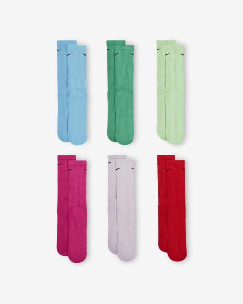 Nike Everyday Plus Cushioned Training Crew Socks (6 Pairs) 3