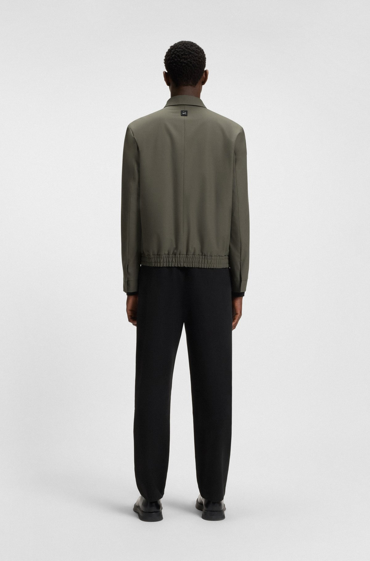 SLIM-FIT JACKET IN PERFORMANCE-STRETCH FABRIC - 4