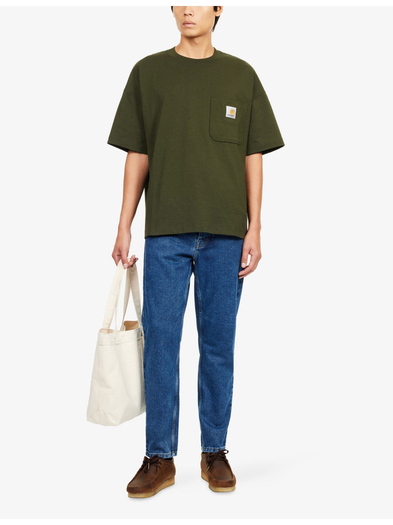 Carhartt Work Pocket Logo-Embroidered Cotton-Jersey T-Shirt outlook