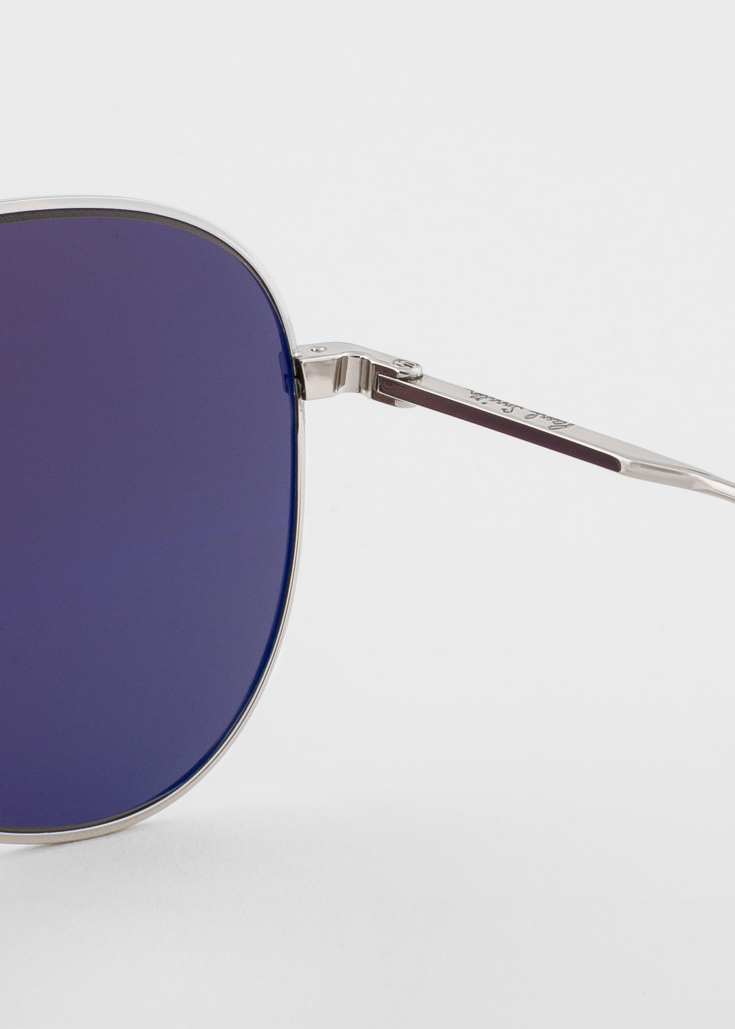 Shiny Silver 'Dylan' Sunglasses - 4