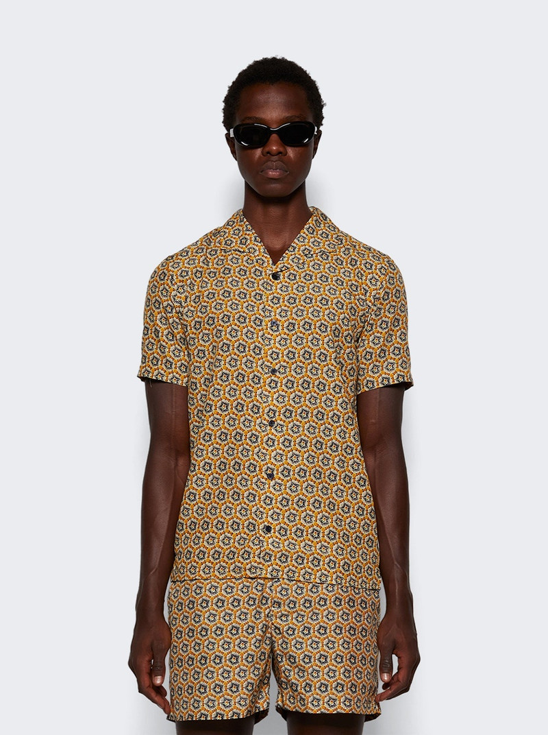Hibbert Roseate Short Sleeve Shirt Mango 3