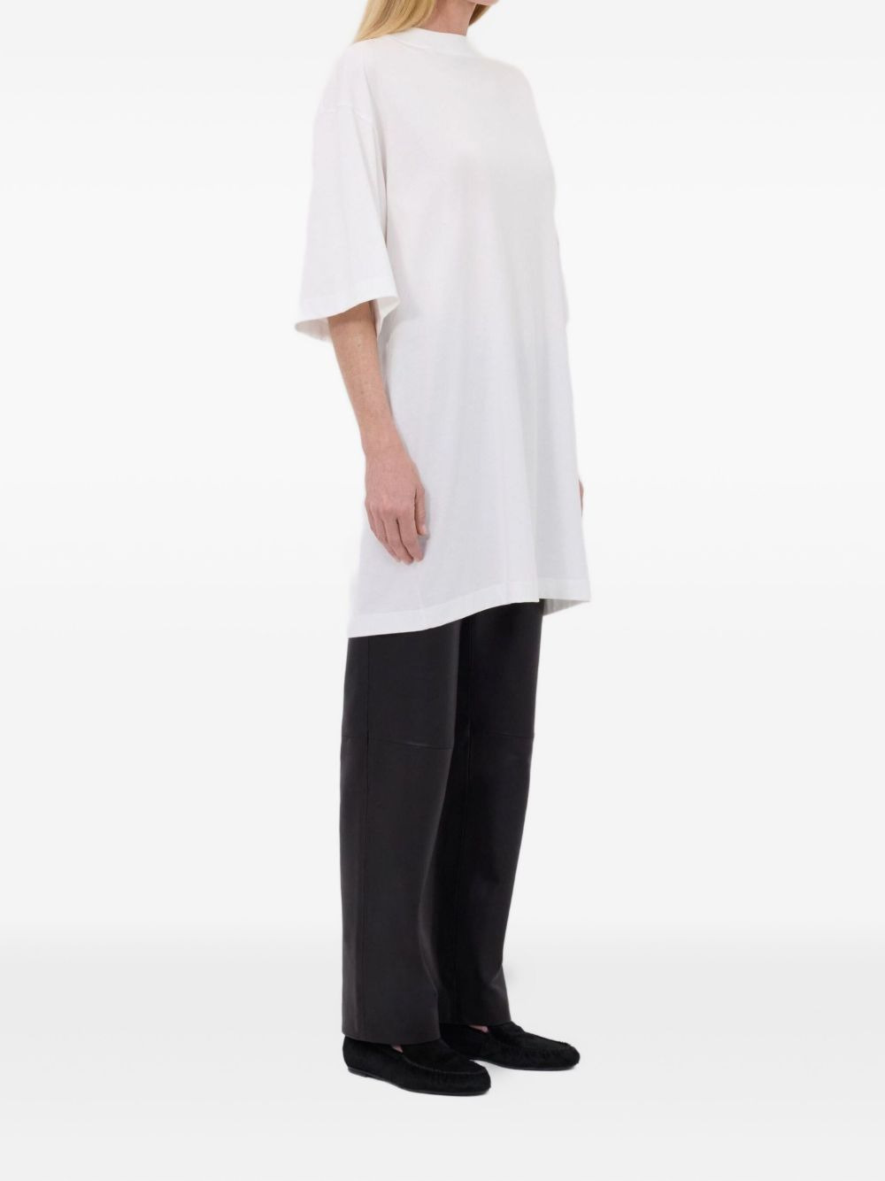 crew-neck drop-shoulder T-shirt - 3