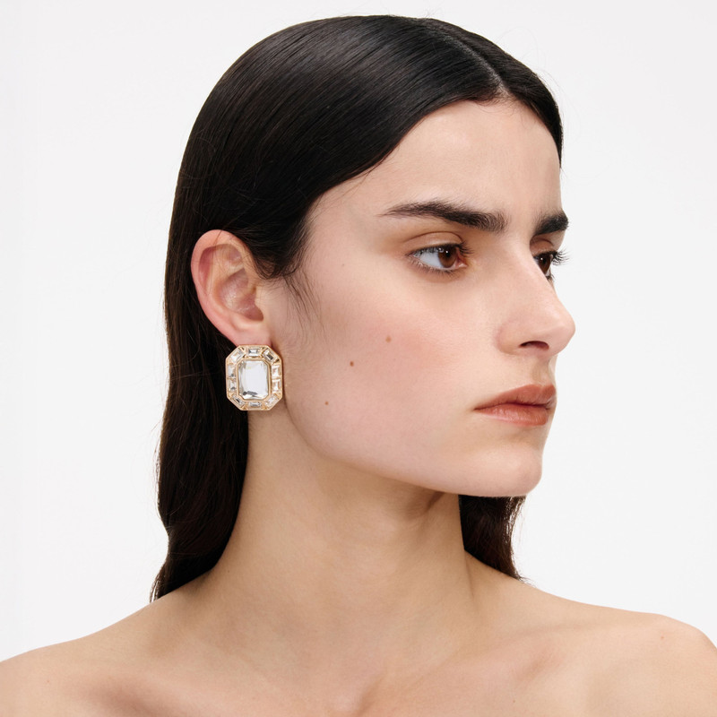 self-portrait Gold Crystal Earrings outlook
