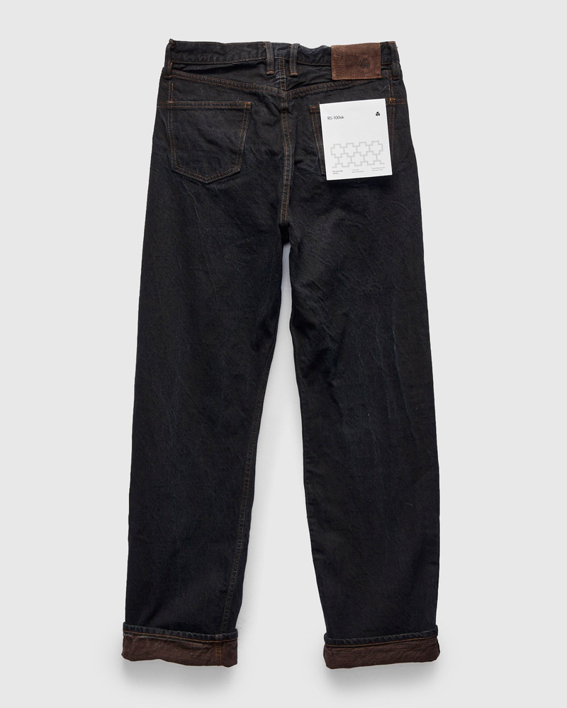 "Natural Dye Pack" 14oz Brown Selvedge Denim - Relaxed Straight Fit 3