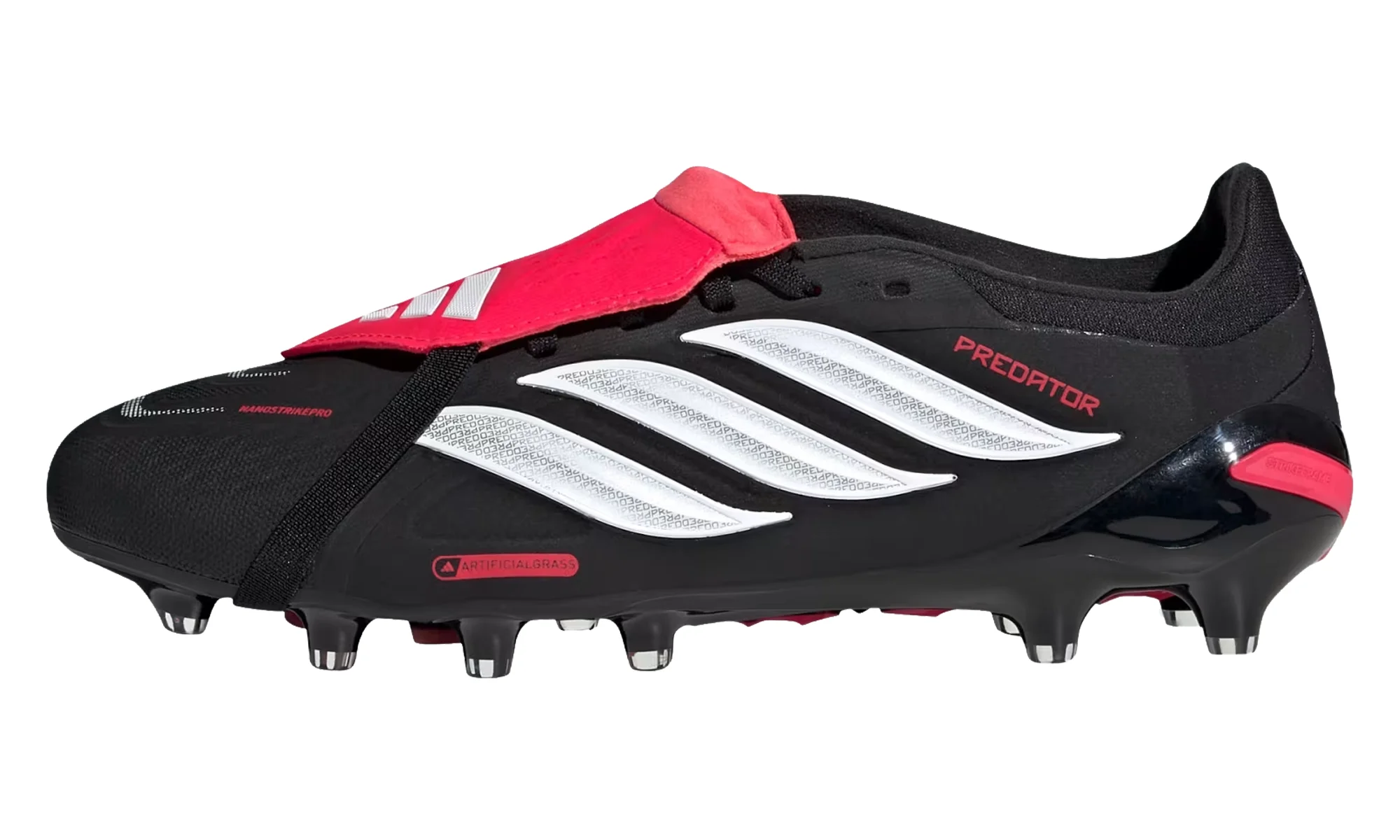 Predator Pro Fold-Over Tongue AG "Core Black Cloud White Lucid Red" KI6297 - 1