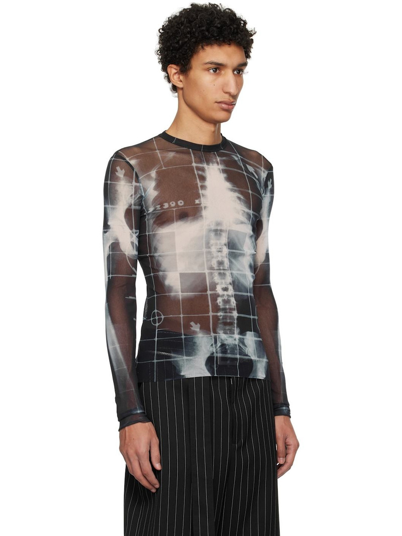 Black & Blue 'The Squeletor' Long Sleeve Top 2