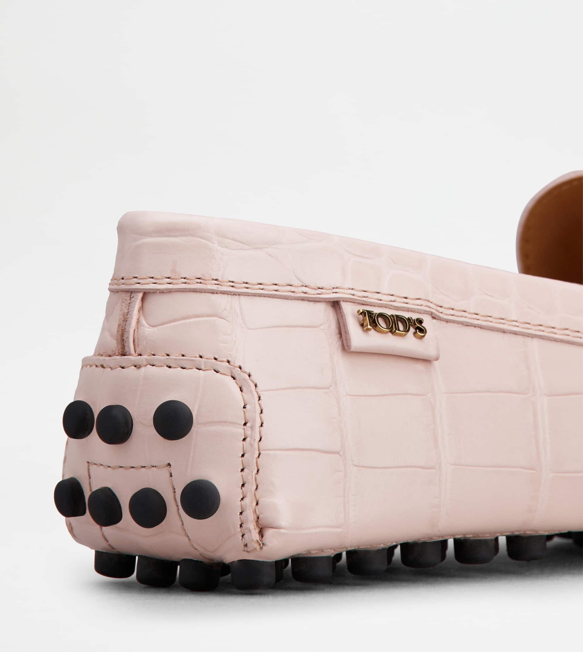 GOMMINO DRIVING SHOES IN LEATHER - PINK - 5