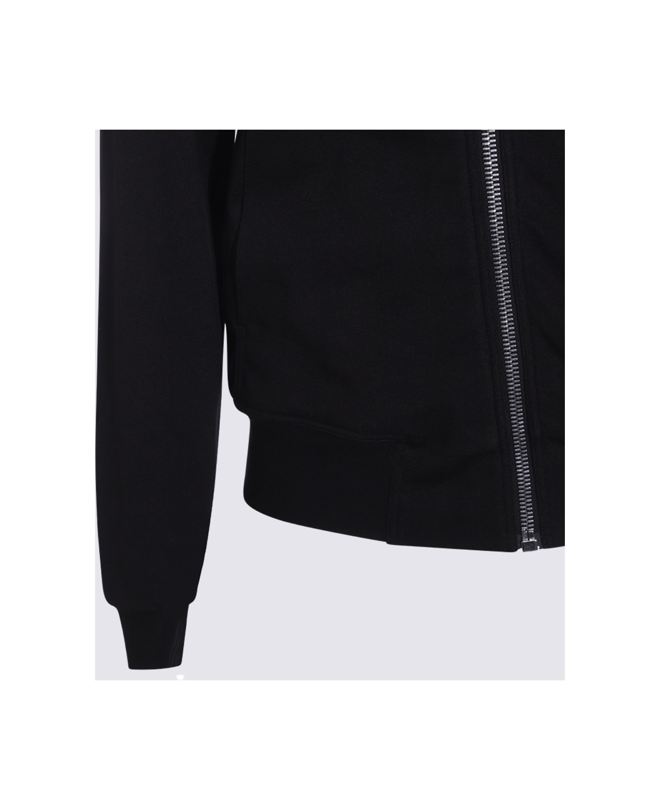 Black Cotton Sweatshirt - 4