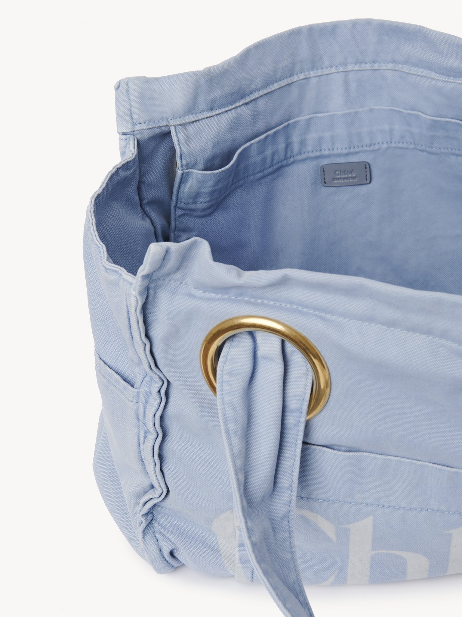 CHLOÉ PLAGE TOTE BAG IN COTTON - 5