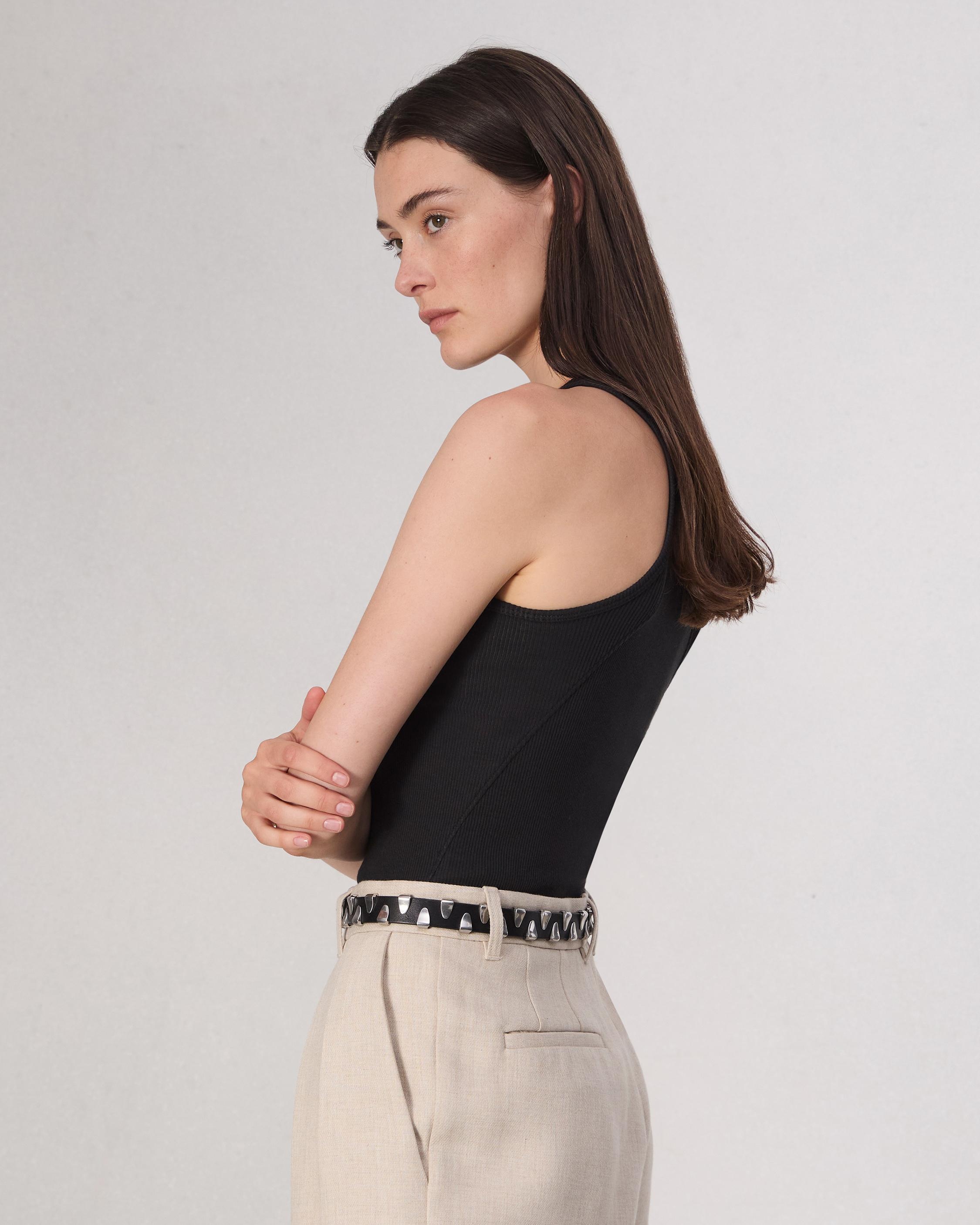 The Essential Rib Tank
Rib Cotton T-Shirt - 4