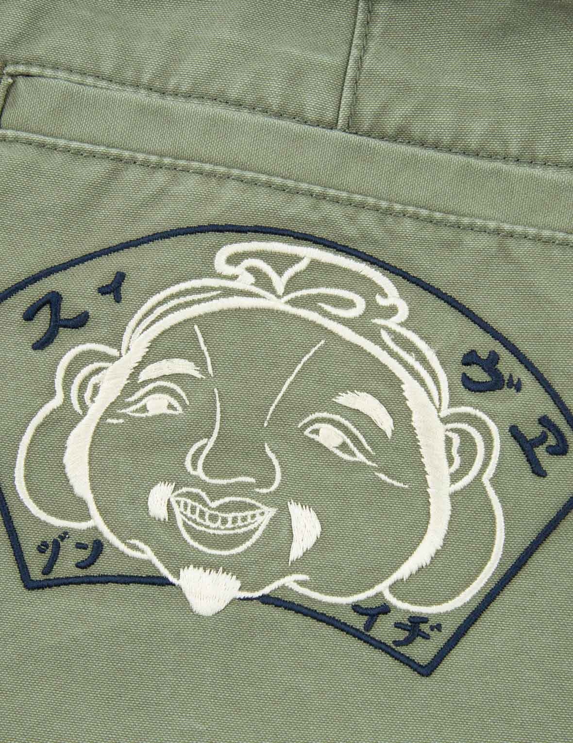 GODHEAD EMBROIDERY CARGO SHORTS - 14