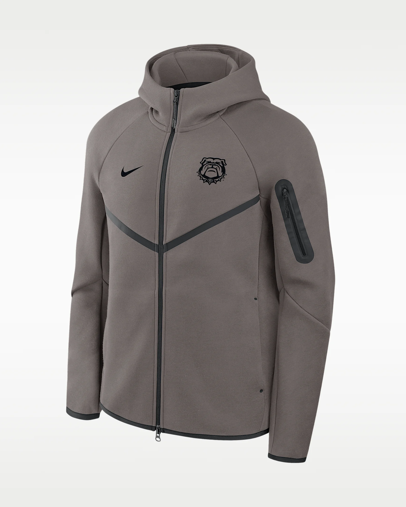 Georgia Tech Fleece Men's Nike College Full-Zip Hooded Jacket - 1