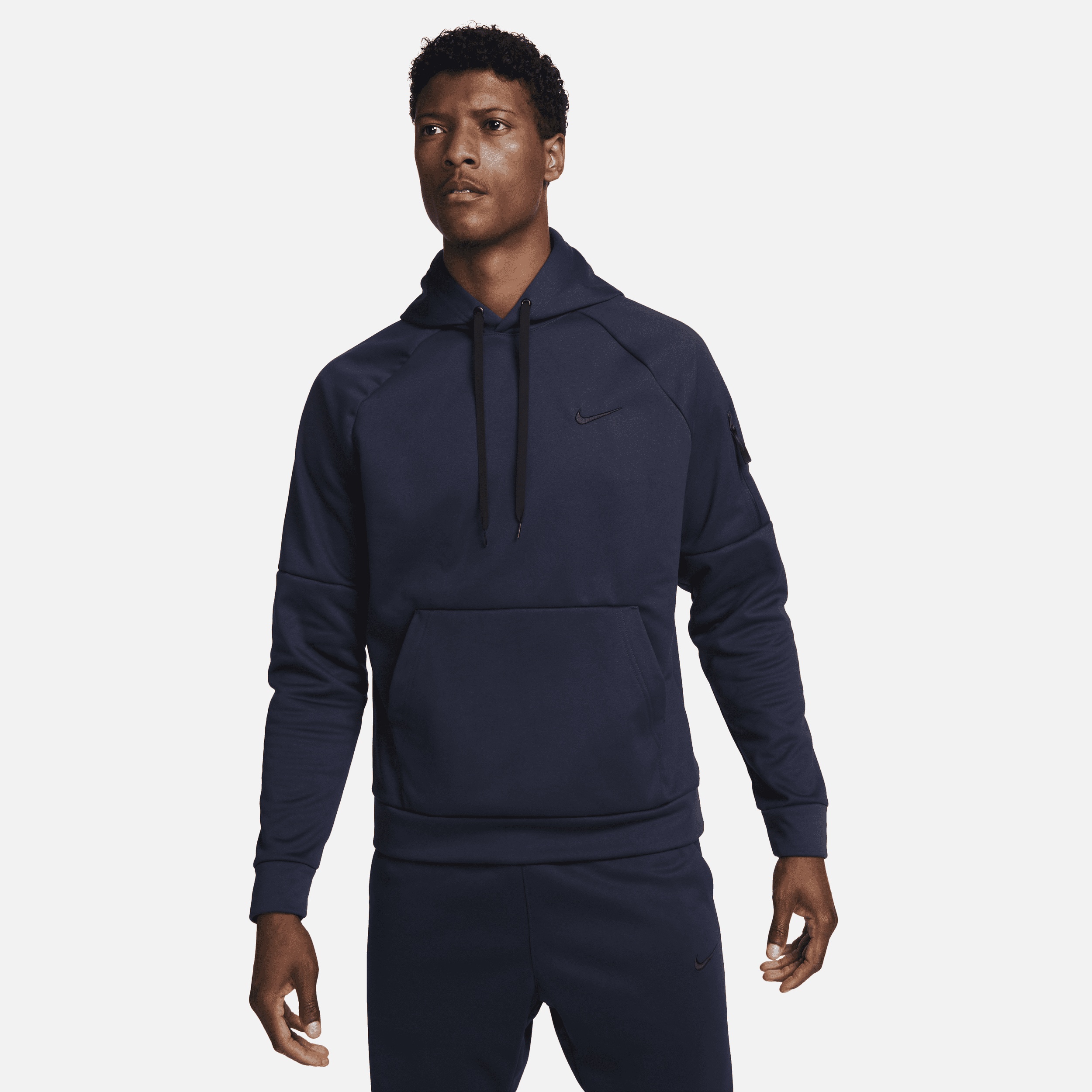 Nike Therma Men's Therma-FIT Hooded Fitness Pullover - 1