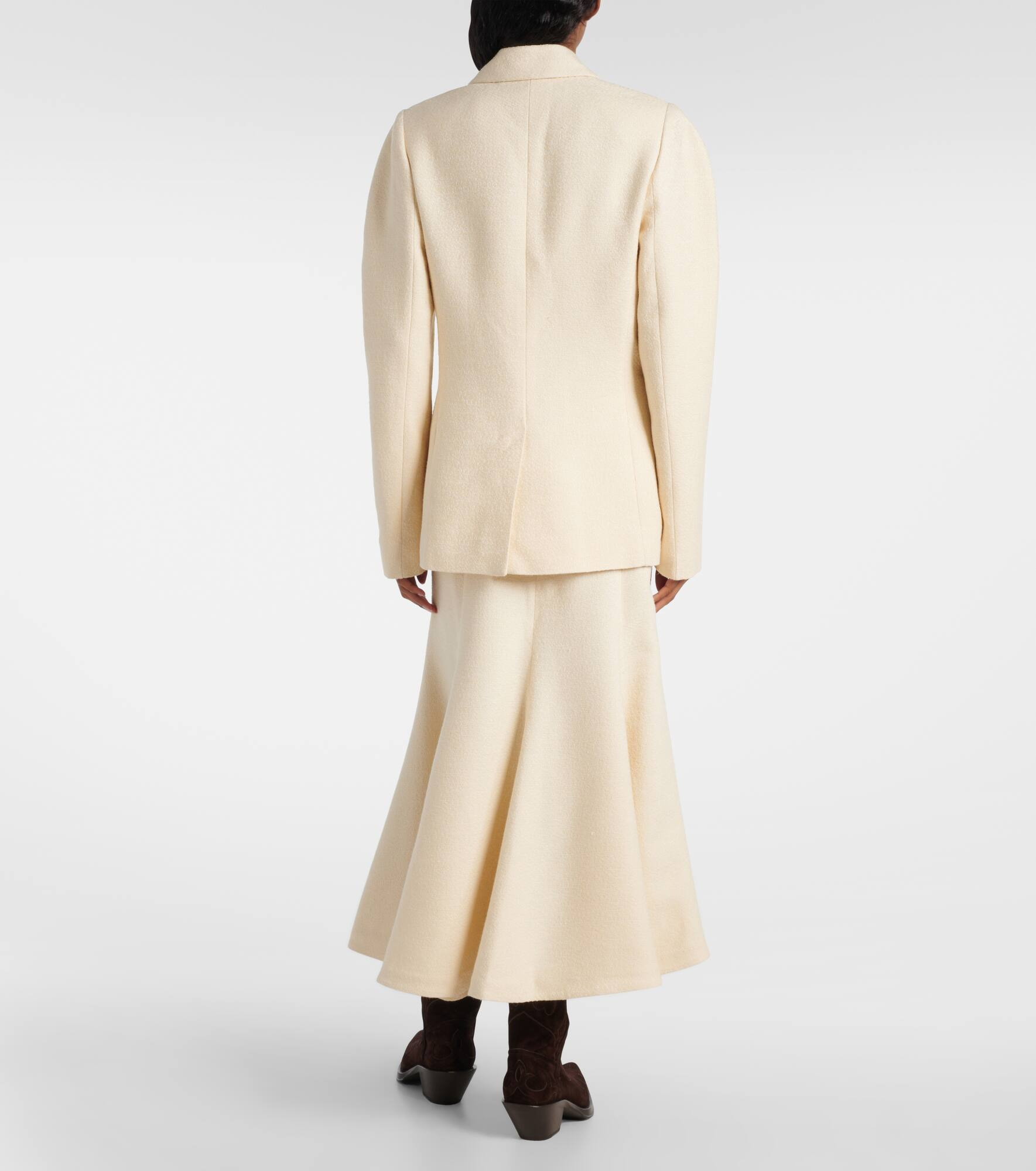Sedna double-breasted silk blazer - 3