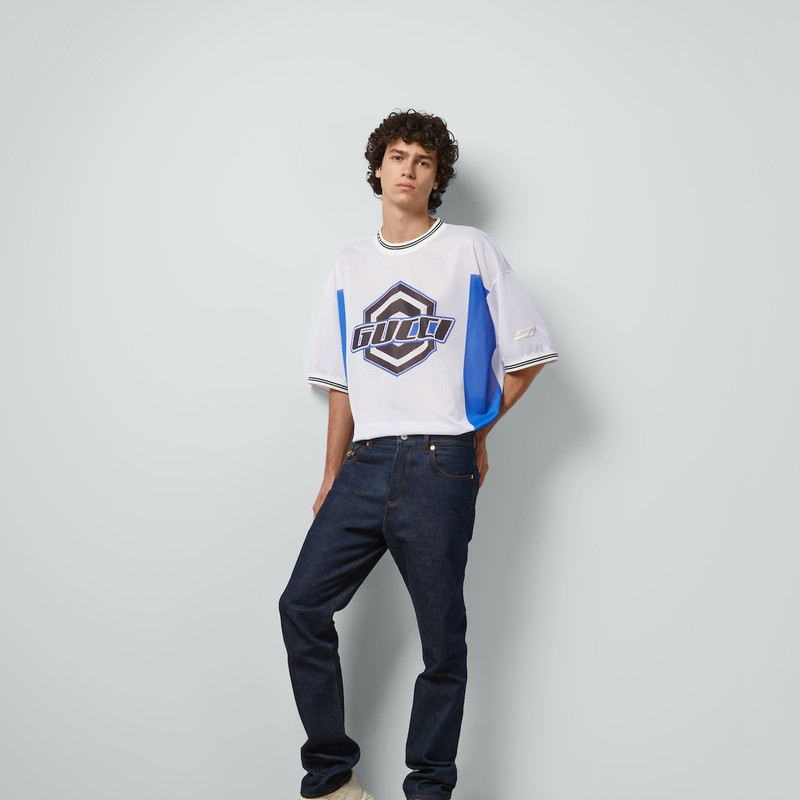 GUCCI T-shirt with Gucci emblems outlook