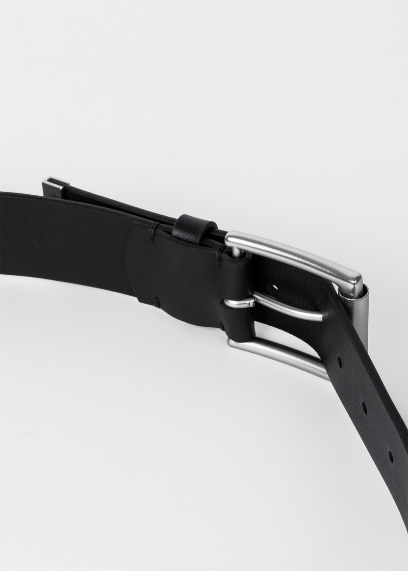 Black 'PS' Embossed Belt 3