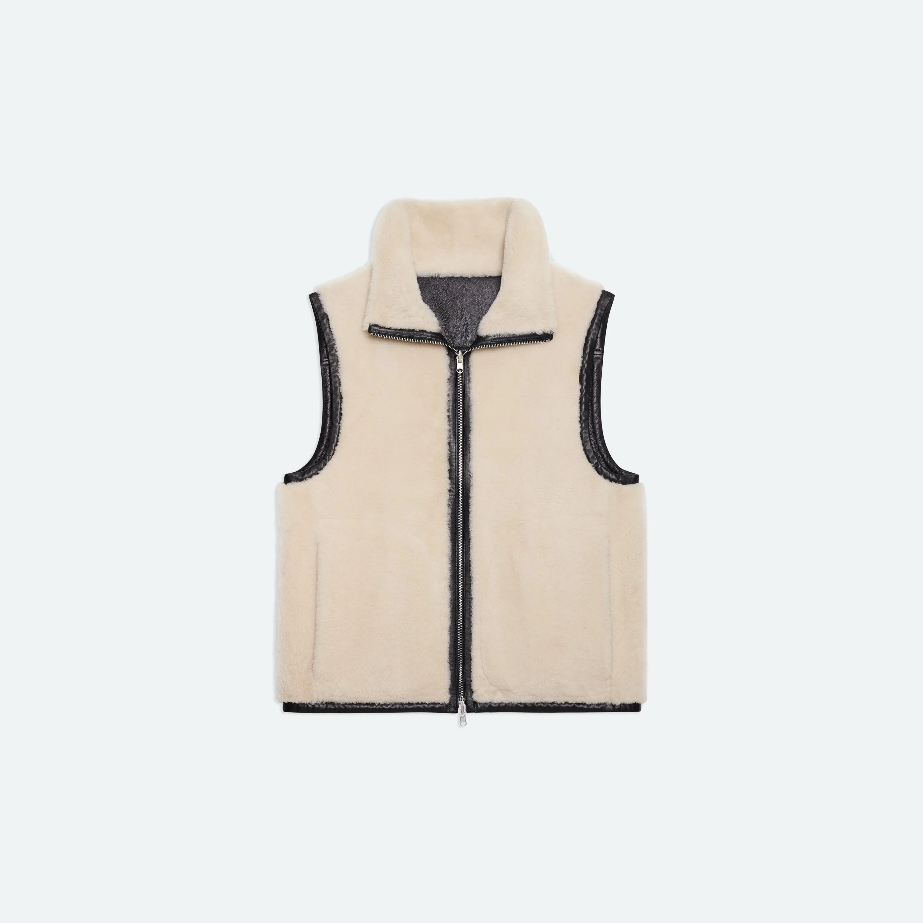 SHEARLING VEST - 1