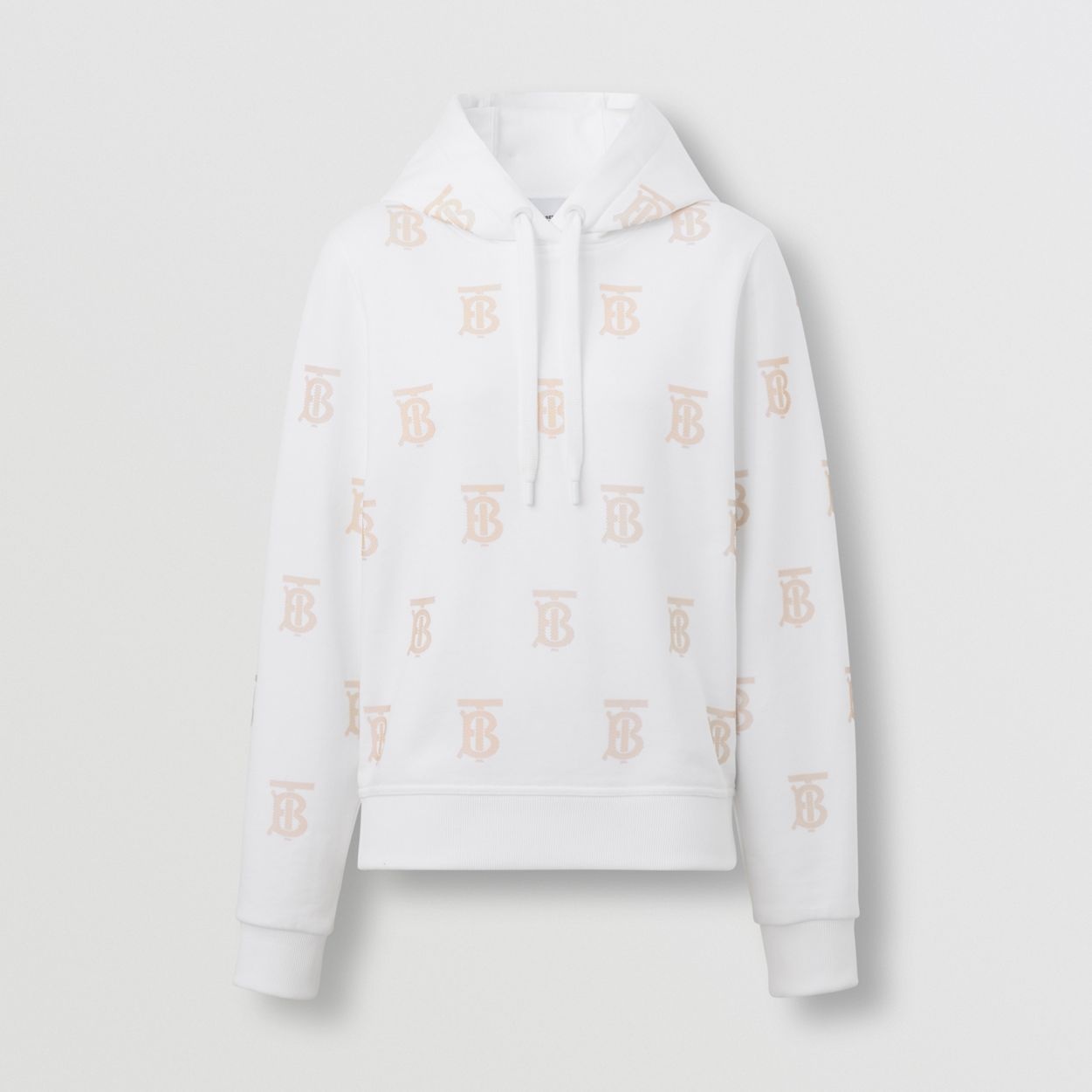 Monogram Motif Cotton Hoodie - 1