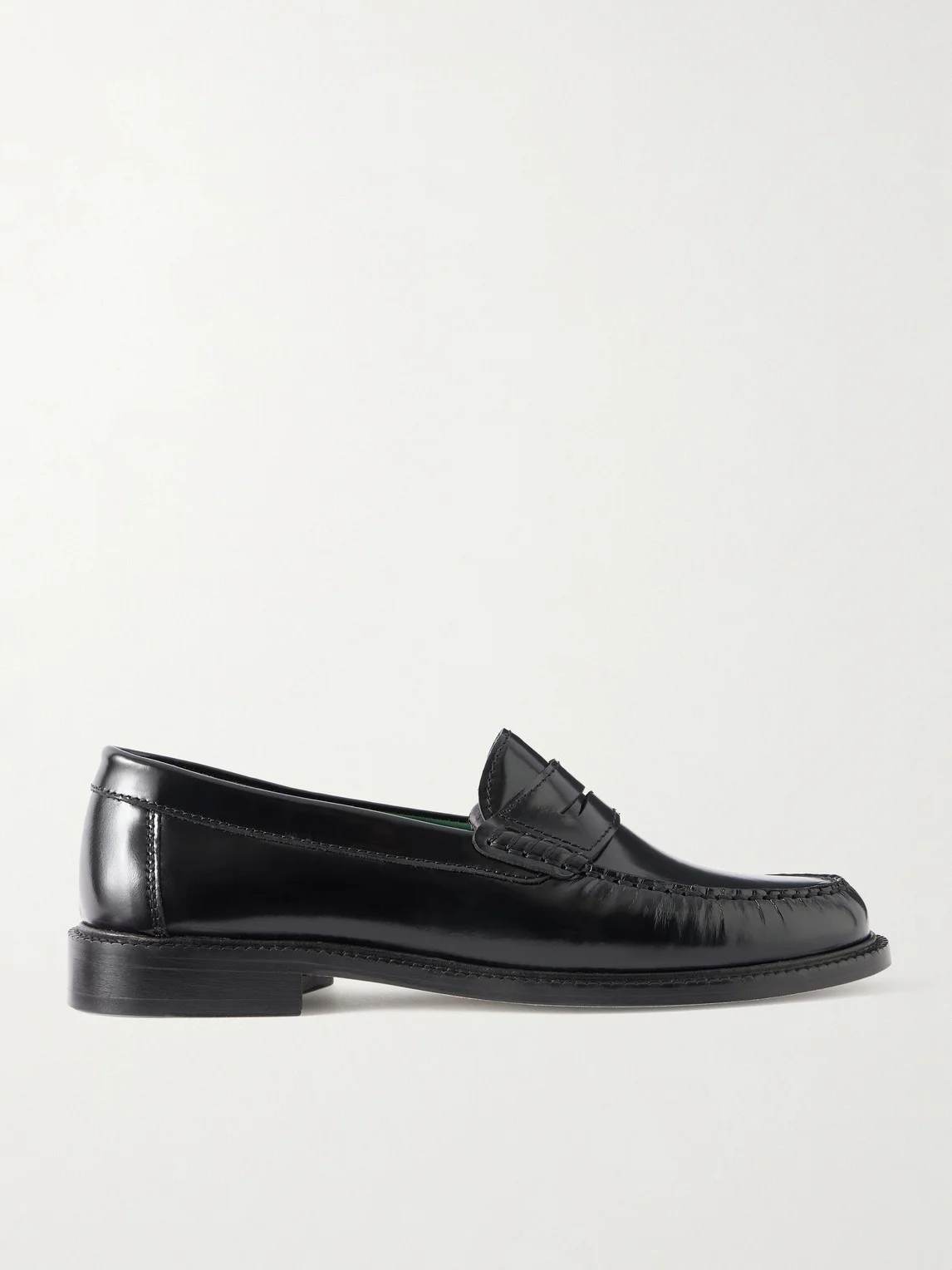 Yardee Polished-Leather Penny Loafers - 1