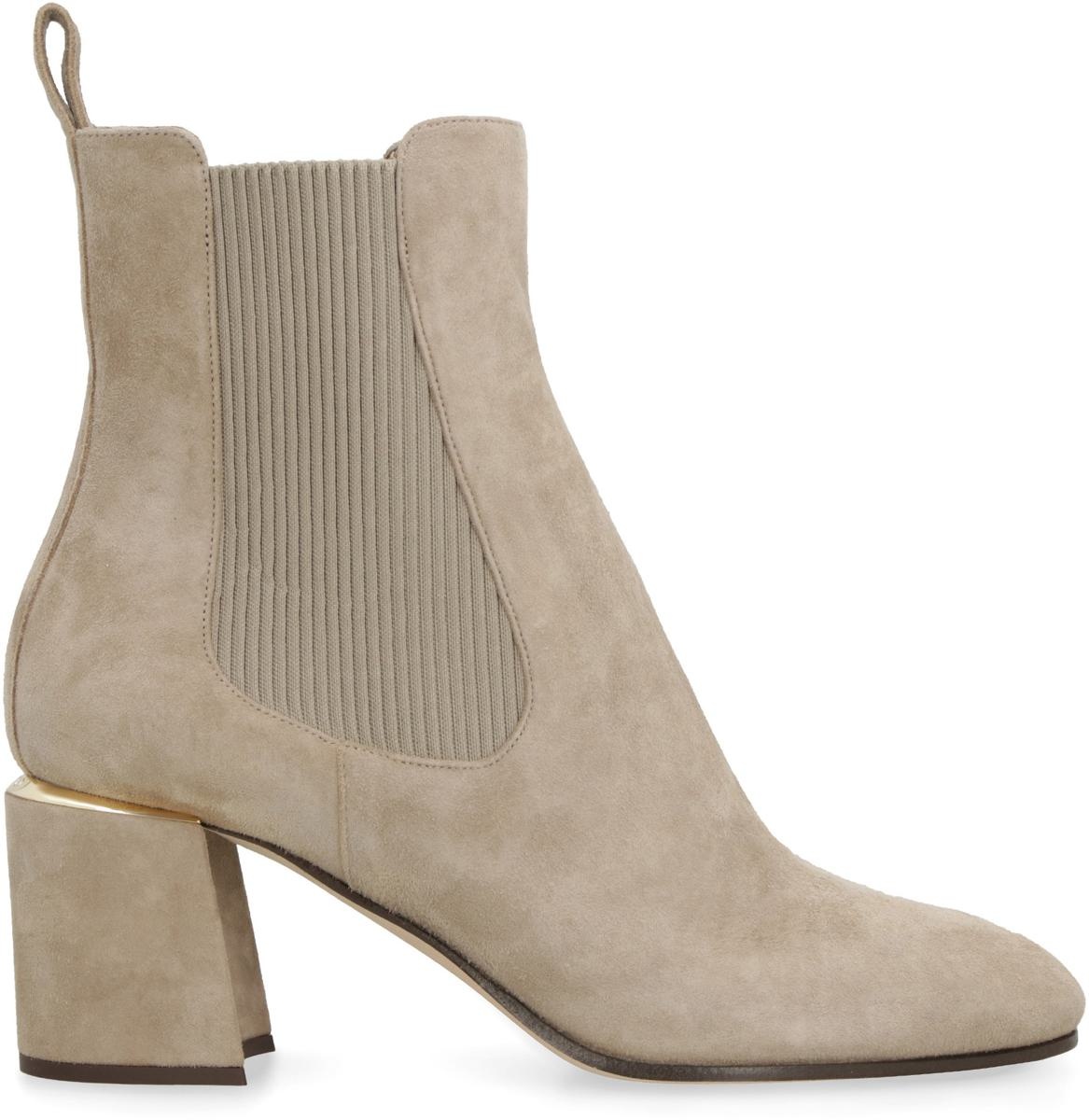 JIMMY CHOO THE SALLY 65 SUEDE CHELSEA BOOTS - 2