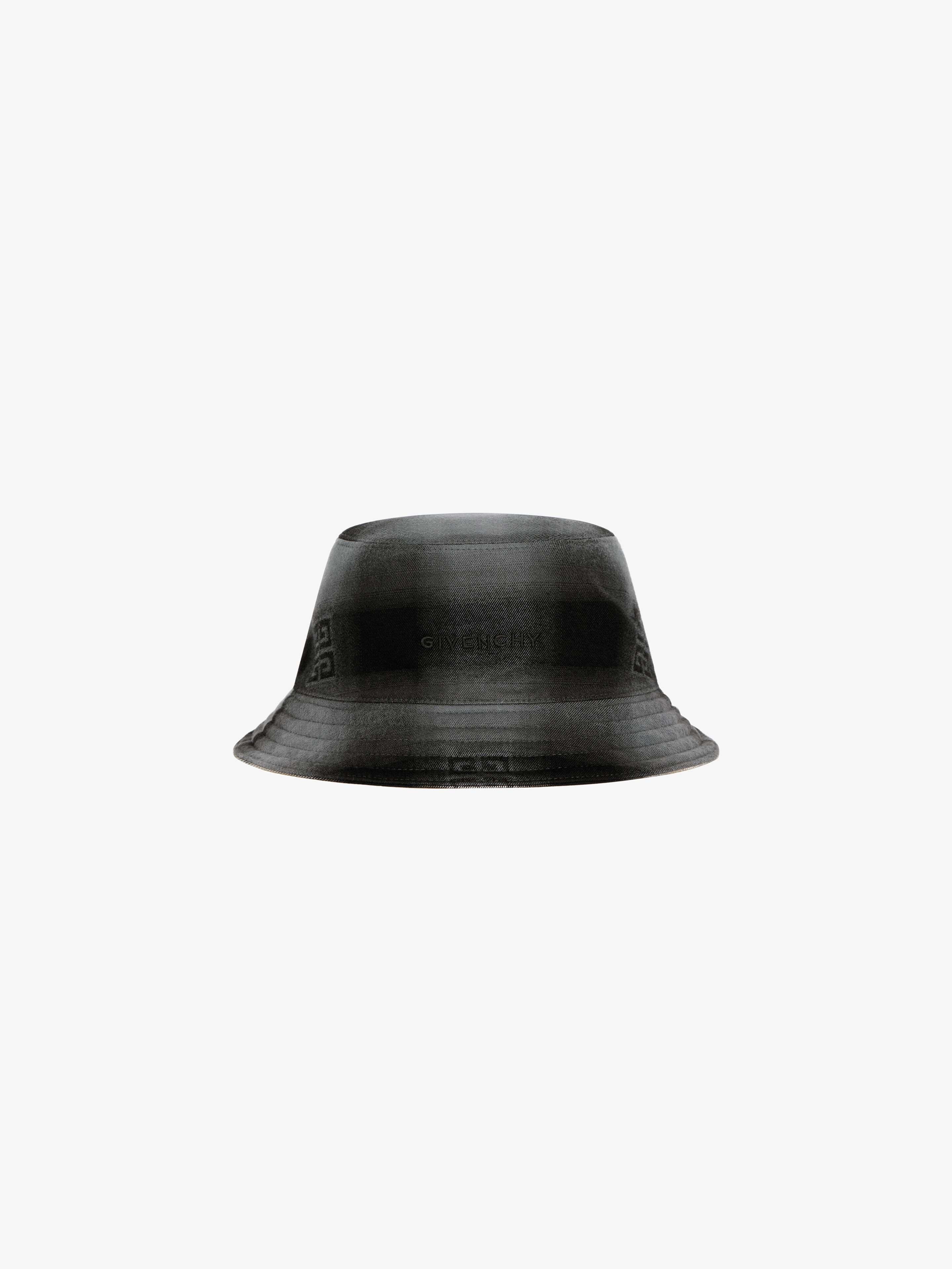 REVERSIBLE CHECKED 4G BUCKET HAT - 3