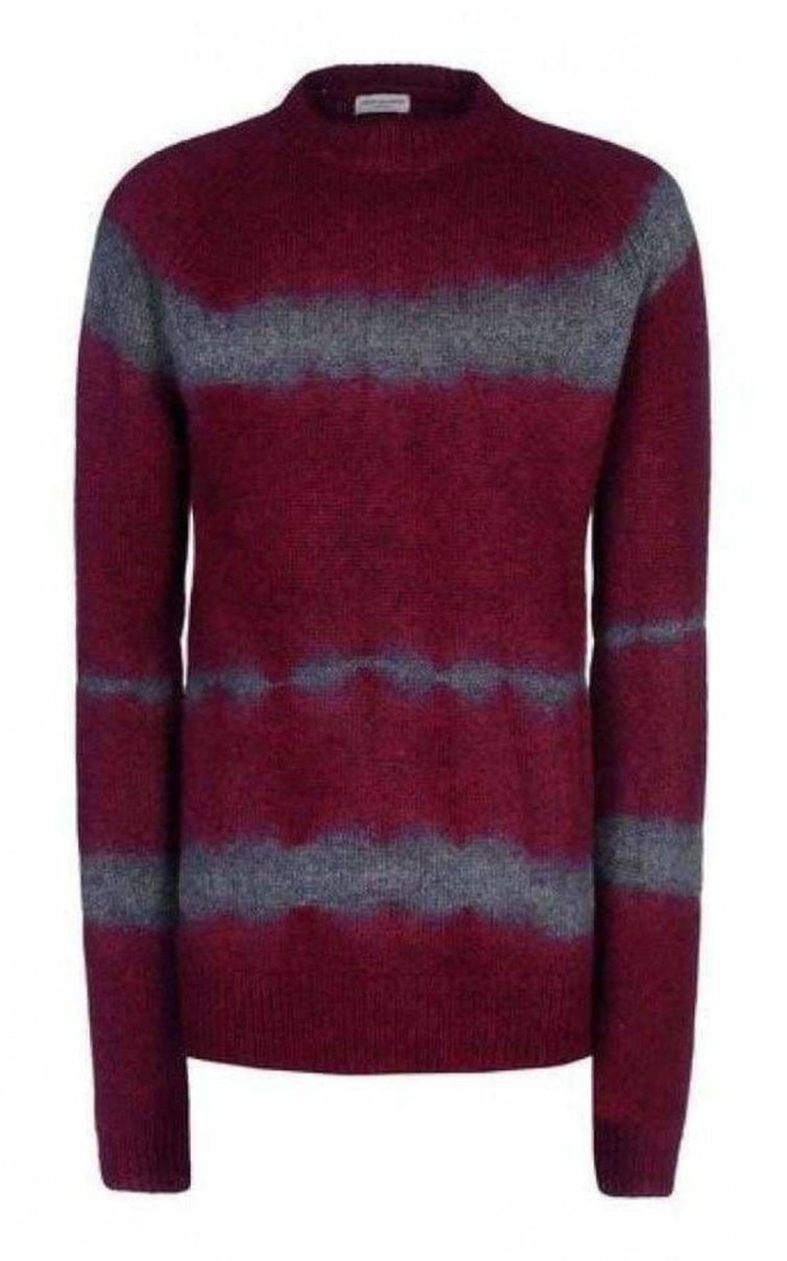 Miles Burgundy  Wool Sweater - 1