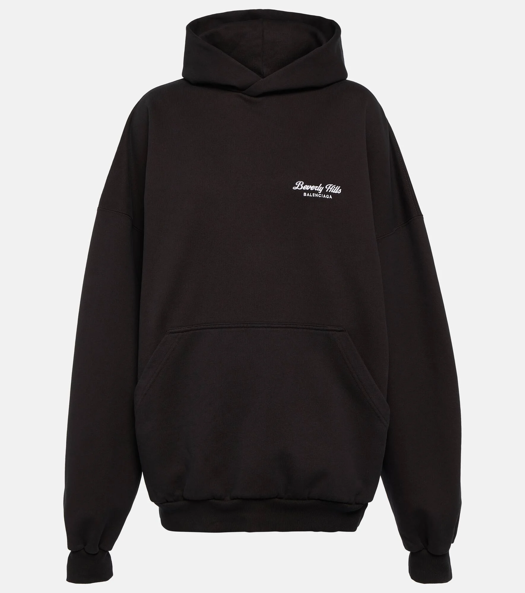 Beverly Hills oversized cotton hoodie - 1