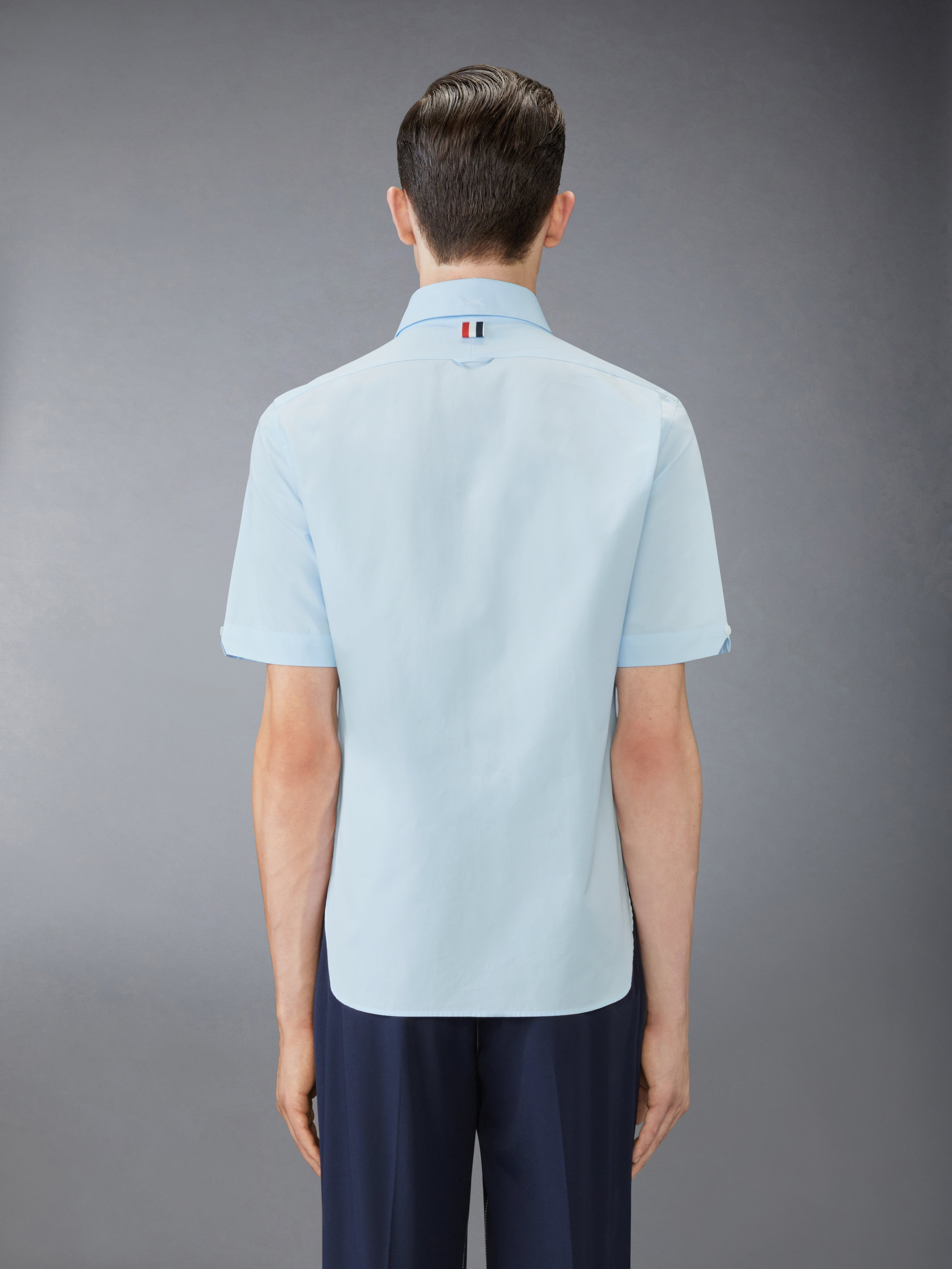 Poplin Round Hem Shirt - 4