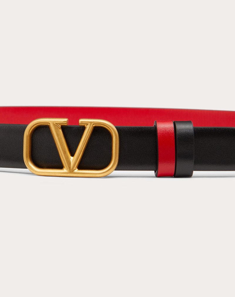 Valentino REVERSIBLE VLOGO SIGNATURE BELT IN GLOSSY CALFSKIN 20 MM outlook