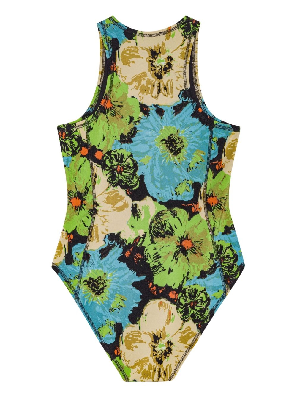 floral-print bodysuit - 6
