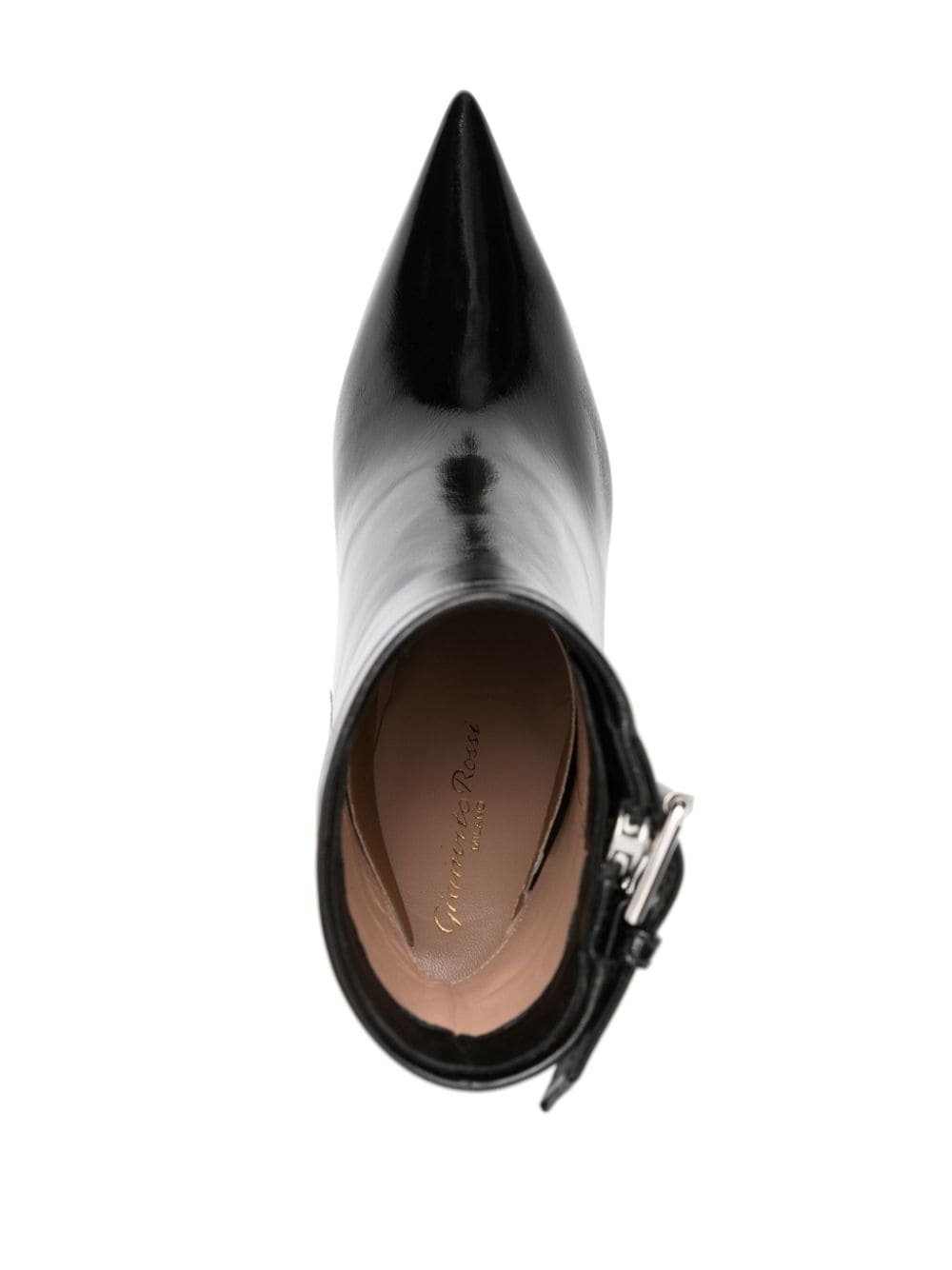 95mm leather ankle boots - 4
