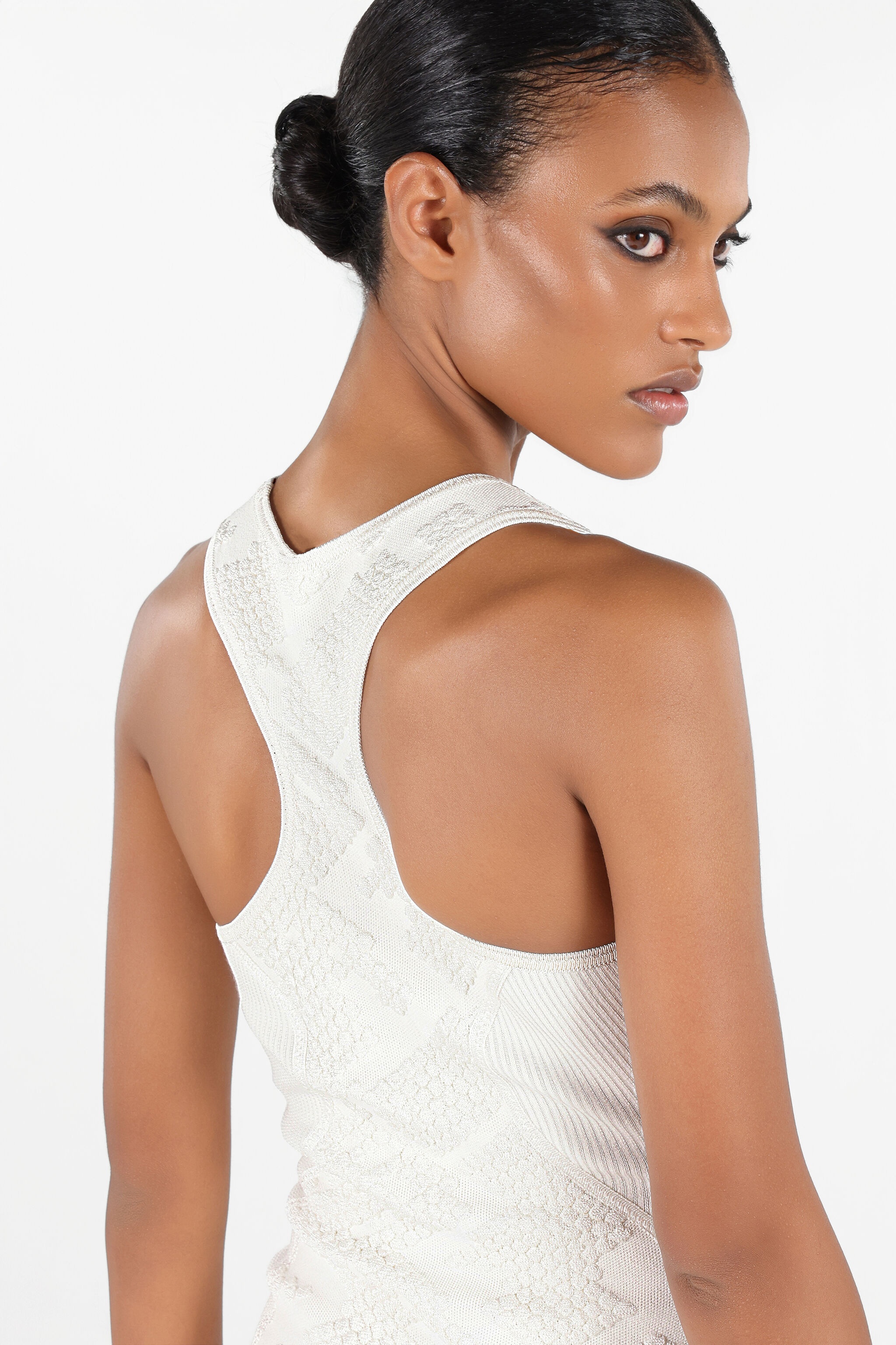 Dress with Wall Print - 6