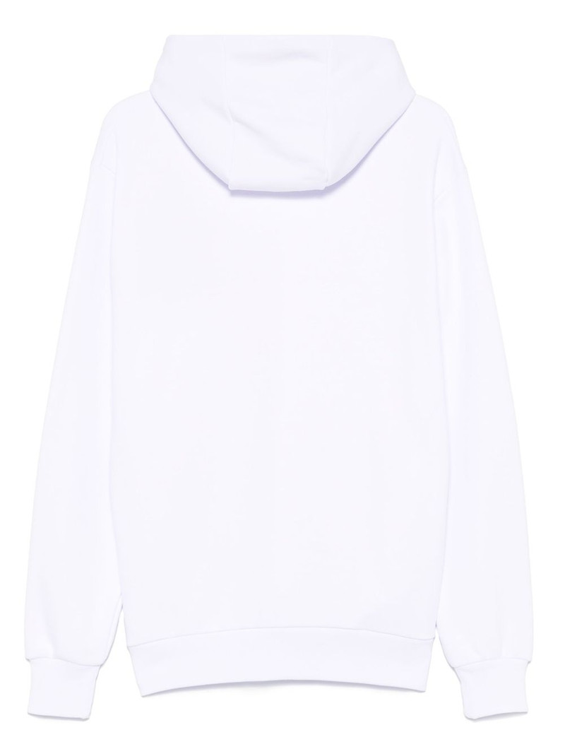 PHILIPP PLEIN logo-patch hoodie outlook