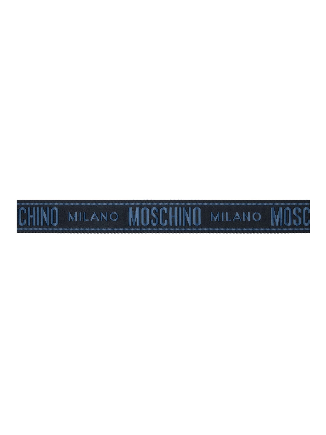 Black & Blue Jacquard Logo Belt - 2