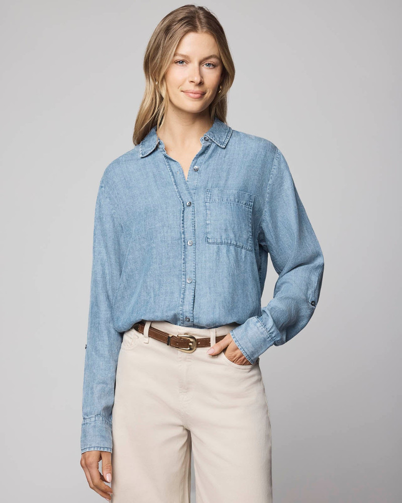 Splendid Reese Indigo Shirt outlook