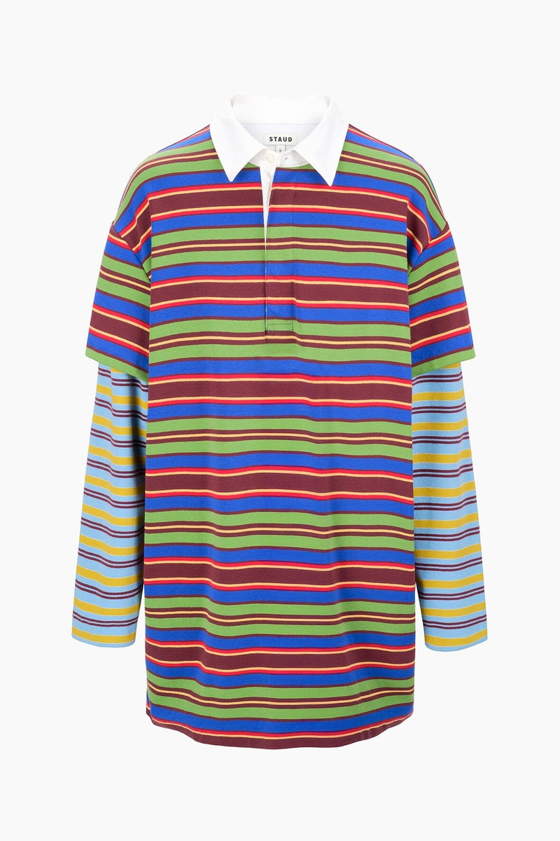 STAUD IVAR DRESS SPECTRUM STRIPE/LINUS STRIPE 1