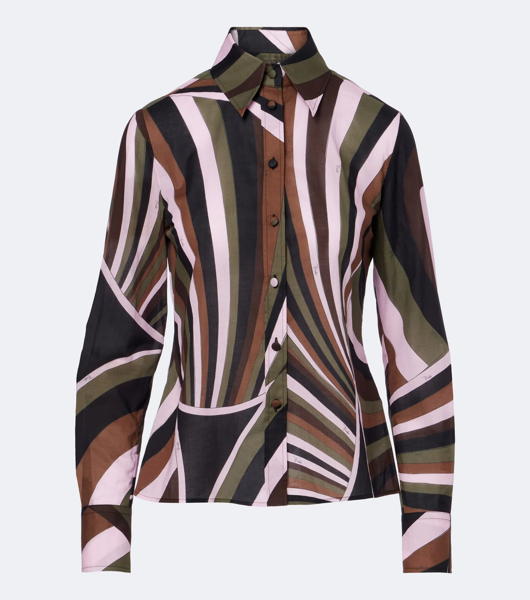 Iride cotton muslin shirt - 1
